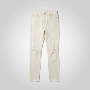 MOTHER Off-White Skinny Jeans
